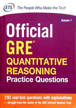 Official GRE Quantitative Reasoning Practice Questions, Second Edition, Volume 1