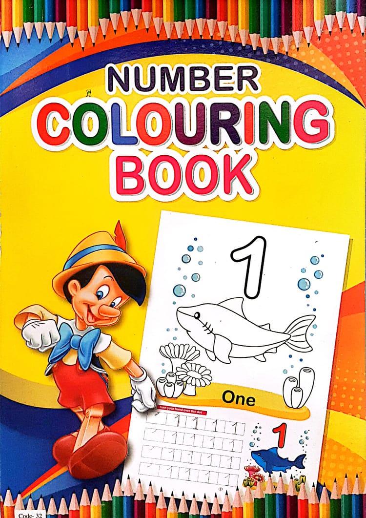 Number Colouring Book 1 (Code-32)