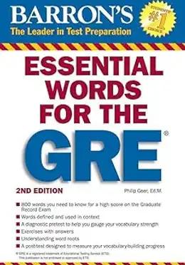 Barron's Essential Words For The GRE