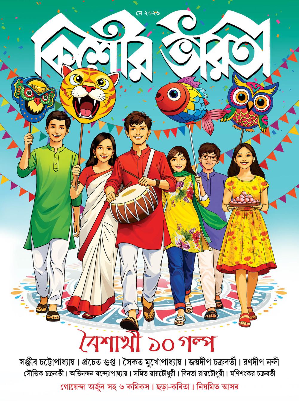 কিশোর ভারতী মে ২০২৬ - বৈশাখী ১০ গল্প