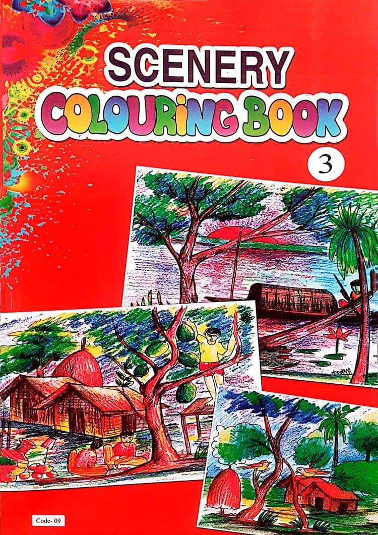 Scenery Colouring Book 3 (Code-09)