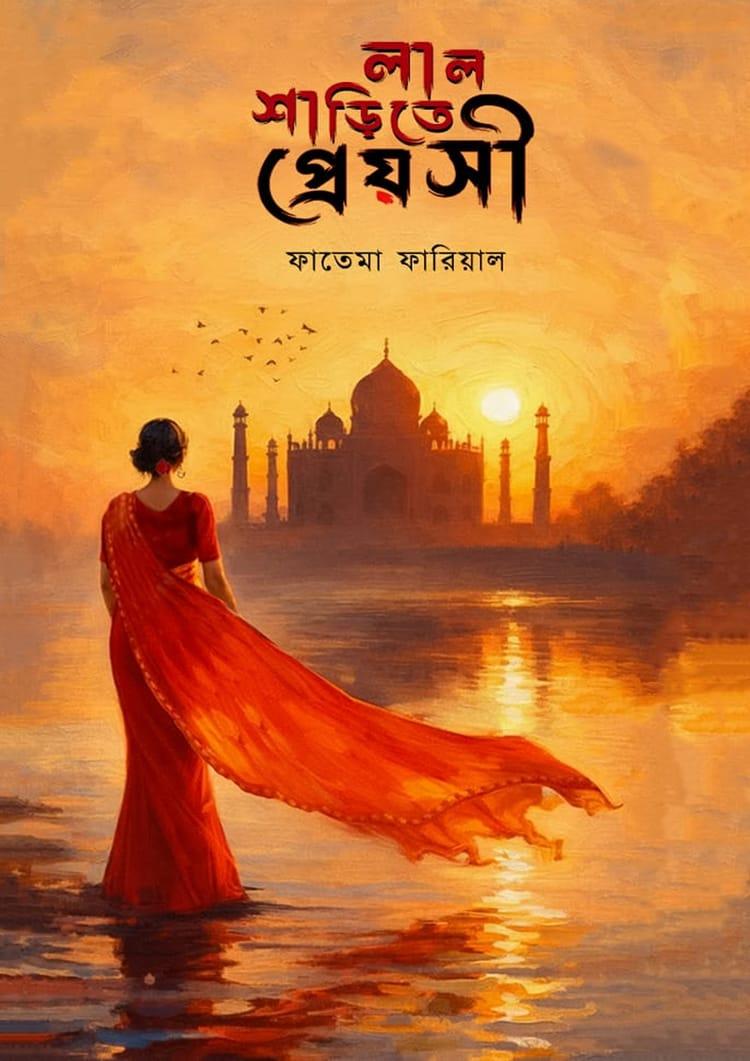 লাল শাড়িতে প্রেয়সী