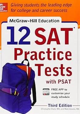McGraw-Hill Education 12 SAT Practice Tests With PSAT