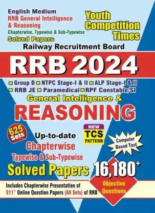 RRB 2024 General Intelligence & Reasoning Chapterwise Solved Papers (English Medium)