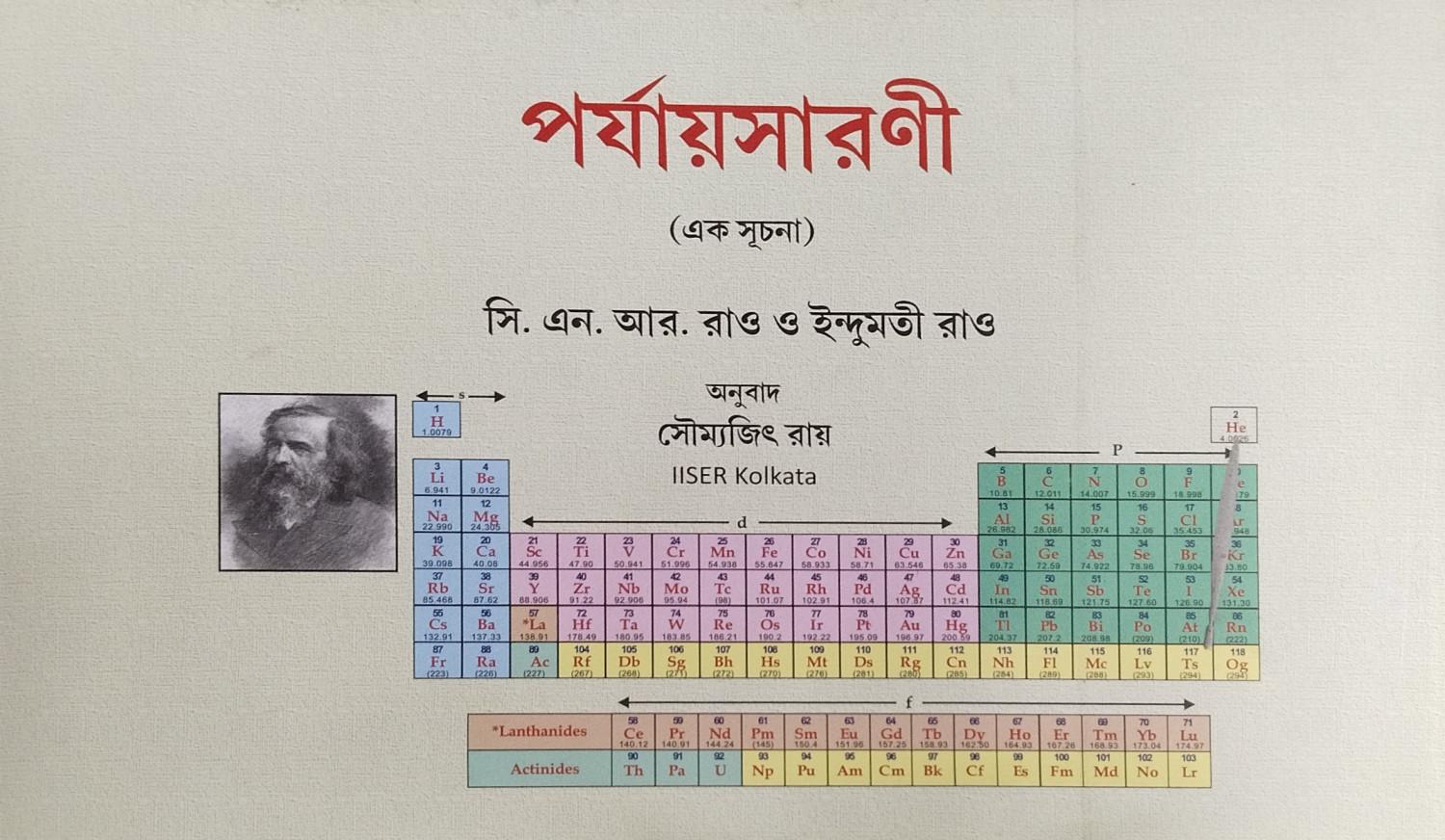পর্যায়সারণী : এক সূচনা