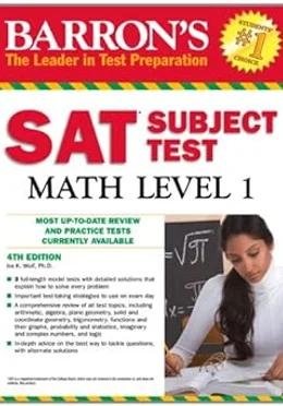 Barron's SAT Subject Test Math Level 1
