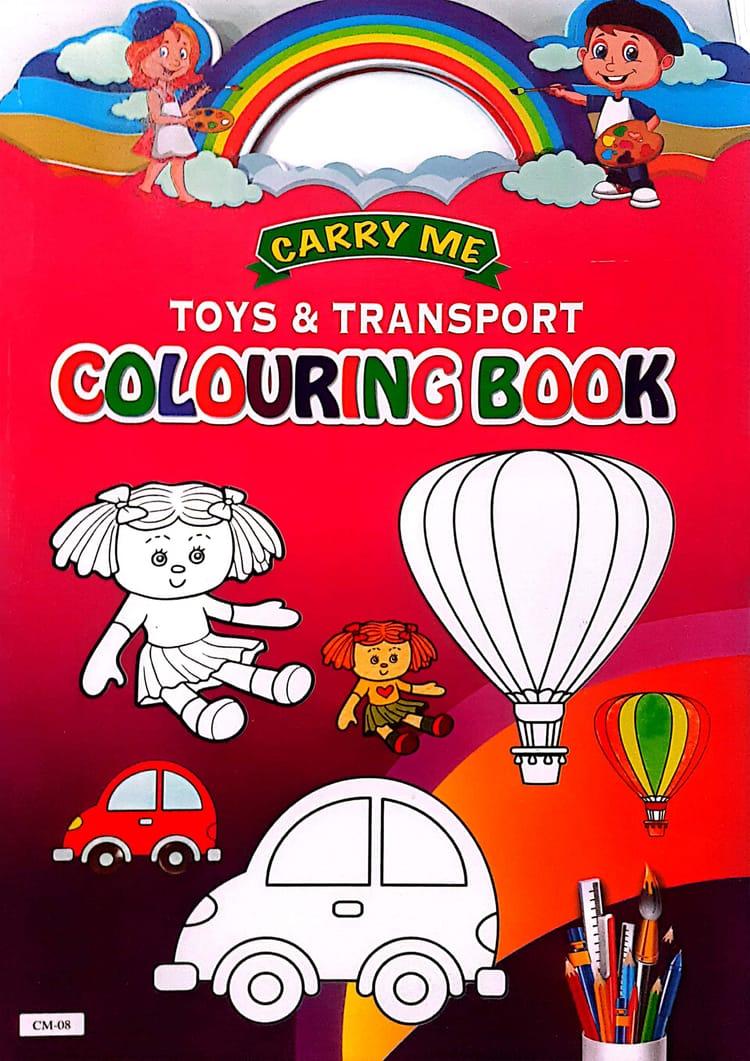 Carry Me: Toys & Transport Colouring Book (CM-08)