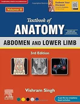 Textbook of Anatomy: Volume- 2 Abdomen and Lower Limb (Color)