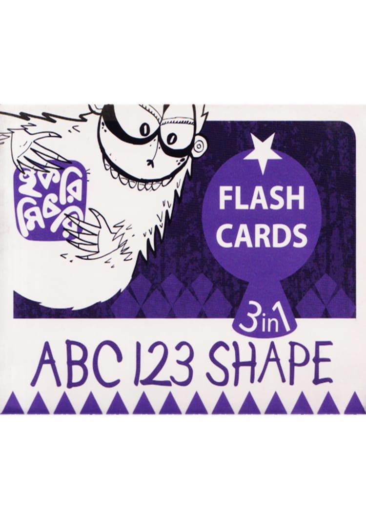 Flash Cards 3 In 1 ABC 123 Shape