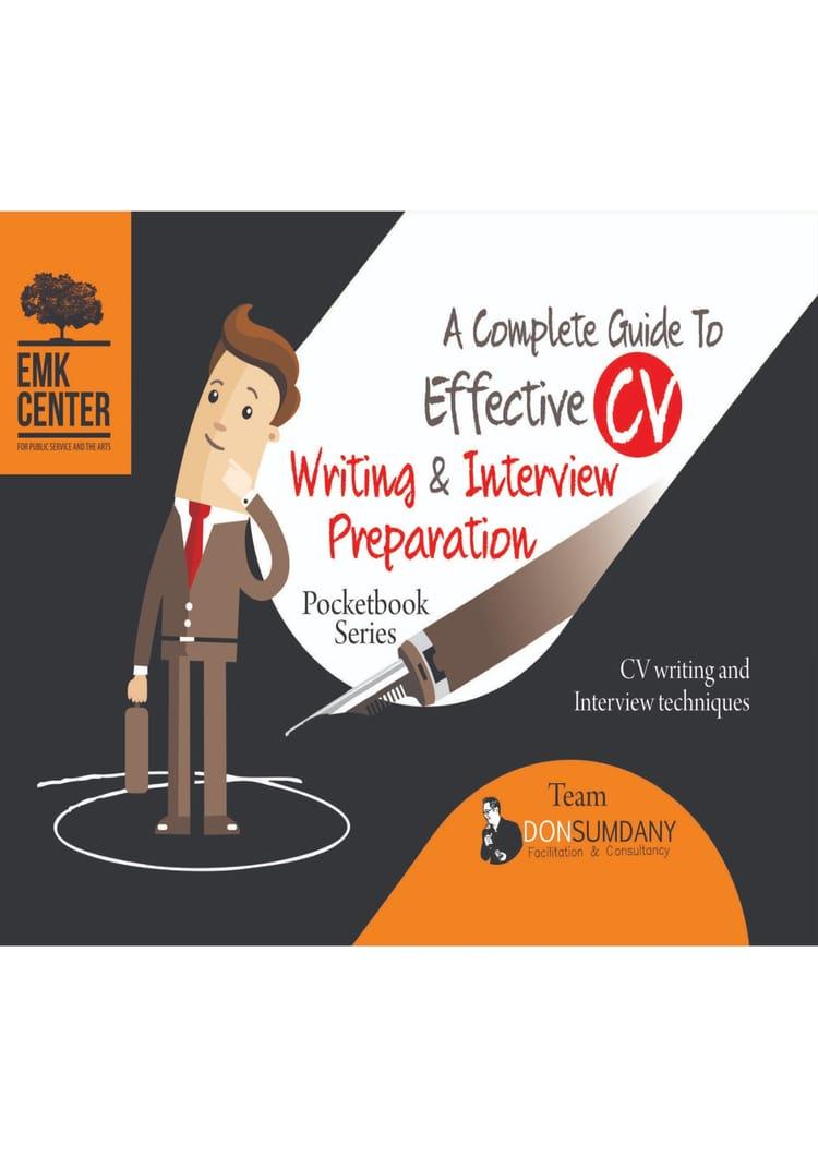 A Complete Guide to Effective CV Writing and Interview Preparation Pocketbook Series