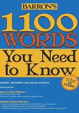 Barron's 1100 Words you Need to Know