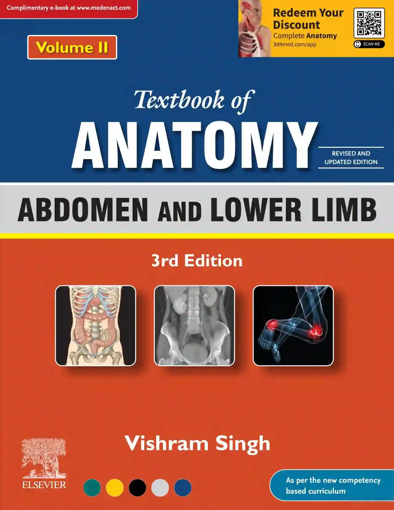 Textbook of Anatomy: Abdomen and Lower Limb Volume- 2
