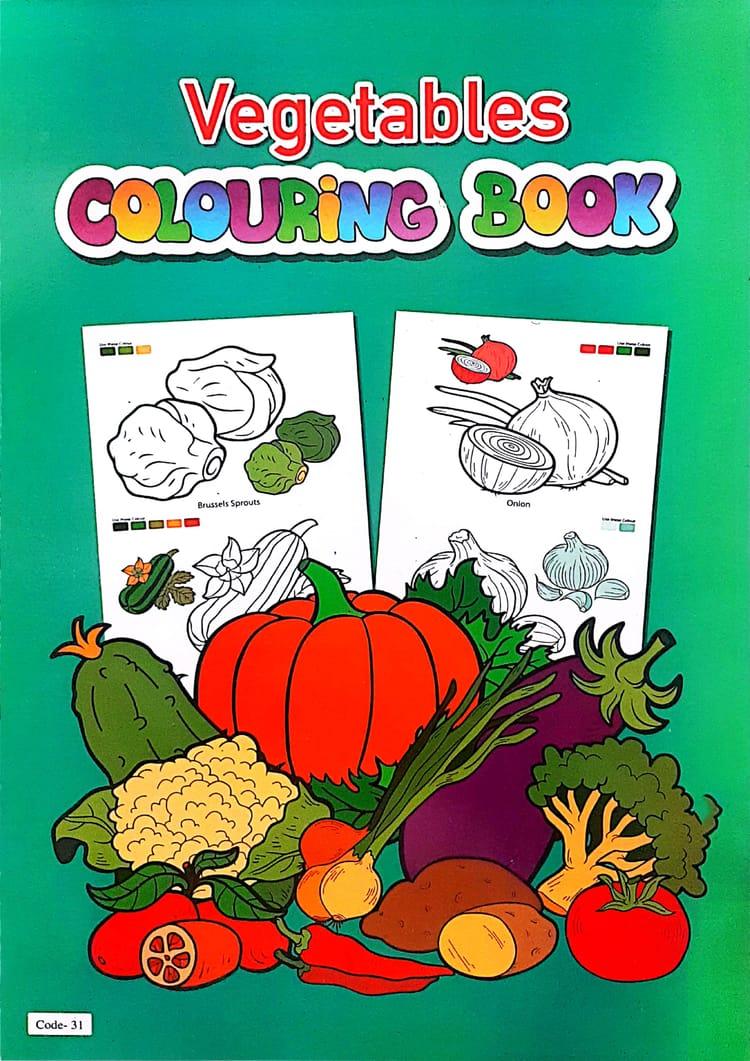 Vegetables Colouring Book (Code-31)