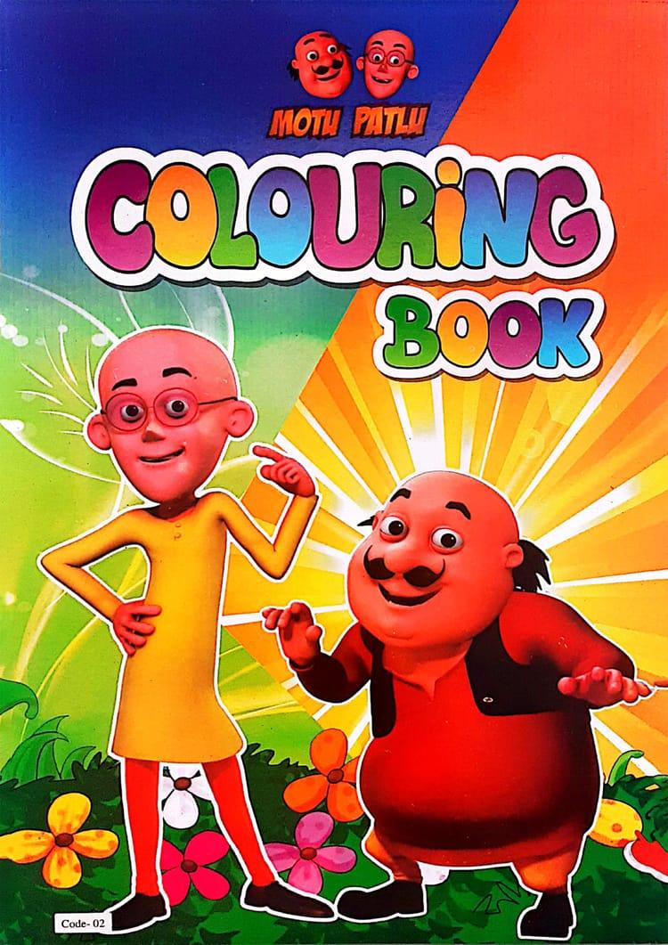 Motu Patlu Colouring Book (Code-02)