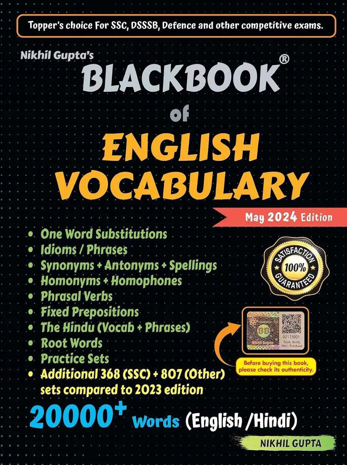 Blackbook of English Vocabulary