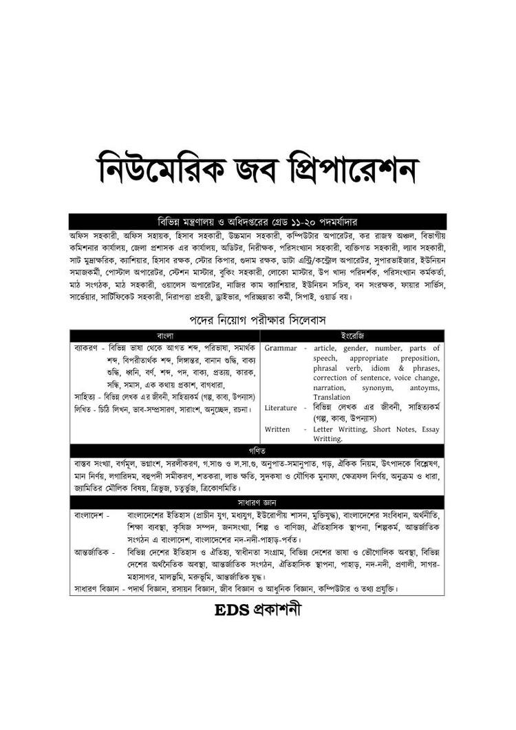 বইয়ের ভেতরের পাতা ১