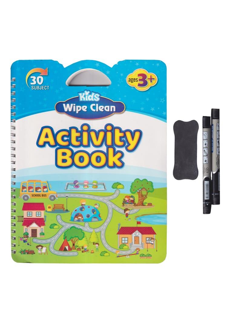 Kids Wipe Clean Activity Book - Poly