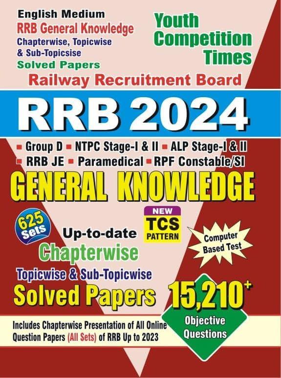 RRB 2024 General Knowledge Chapterwise Solved Papers (English Medium)