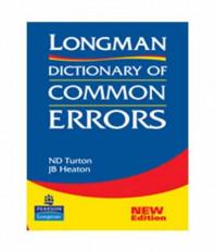 Longman Dictionary of Common Errors, 1e