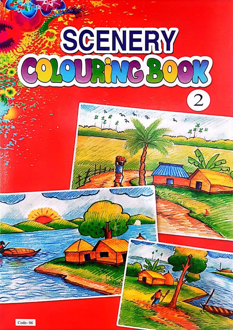 Scenery Colouring Book 2 (Code-06)