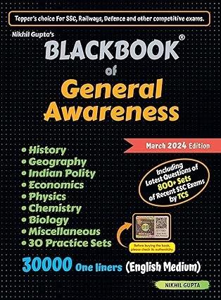 Blackbook Of General Awareness