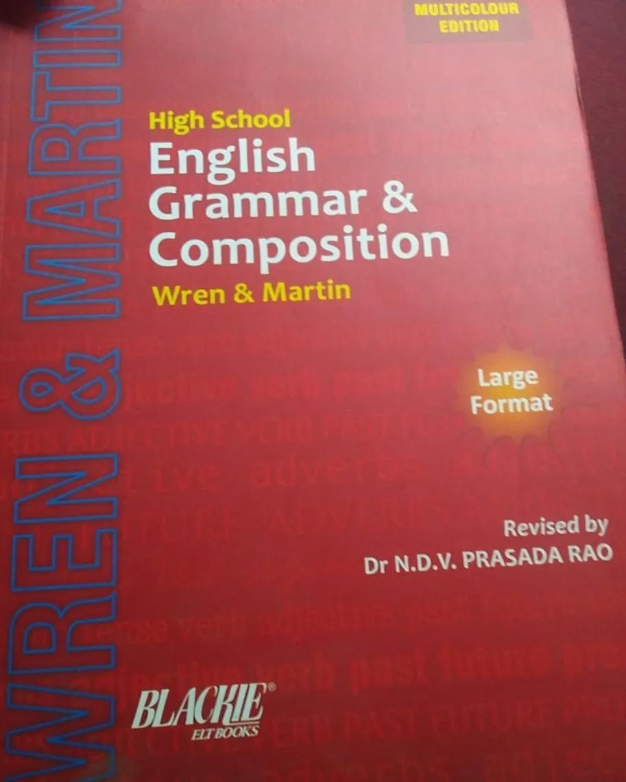 High School English Grammar & Composition