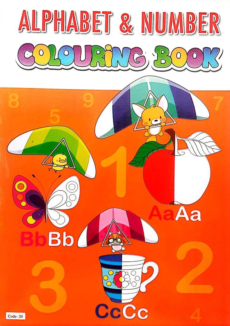 Alphabet & Number Colouring Book (Code-20)
