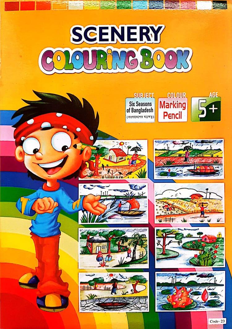 Scenery Colouring Book (Code-23)