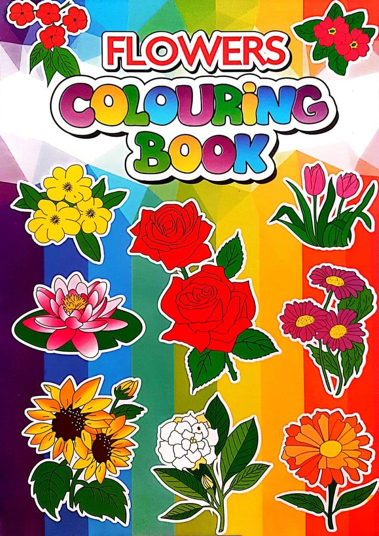 Flowers Colouring Book