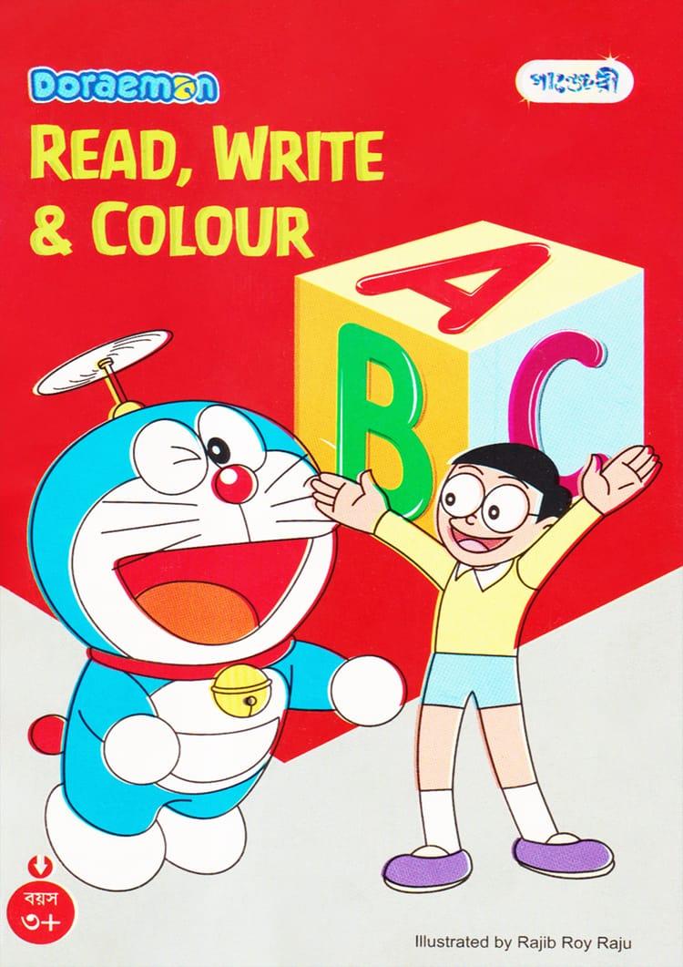 Doraemon Read Write & Colour