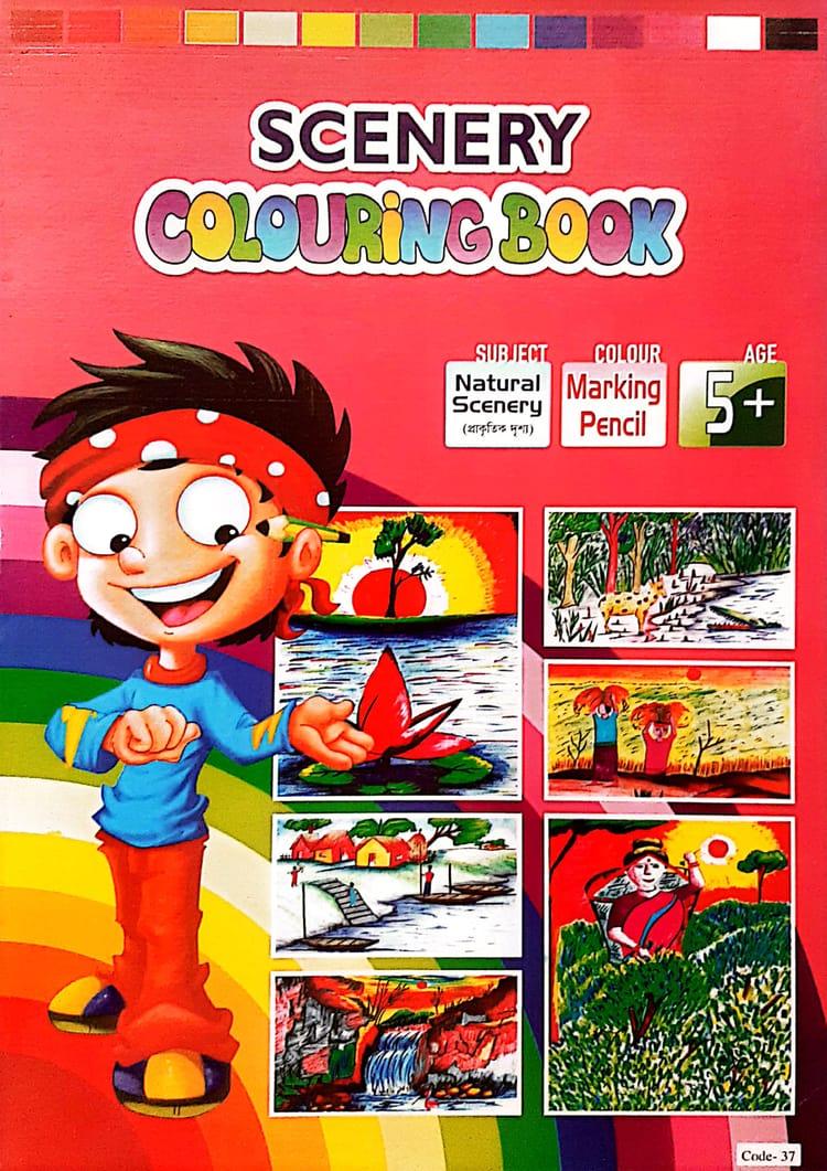 Scenery Colouring Book (Code-37)