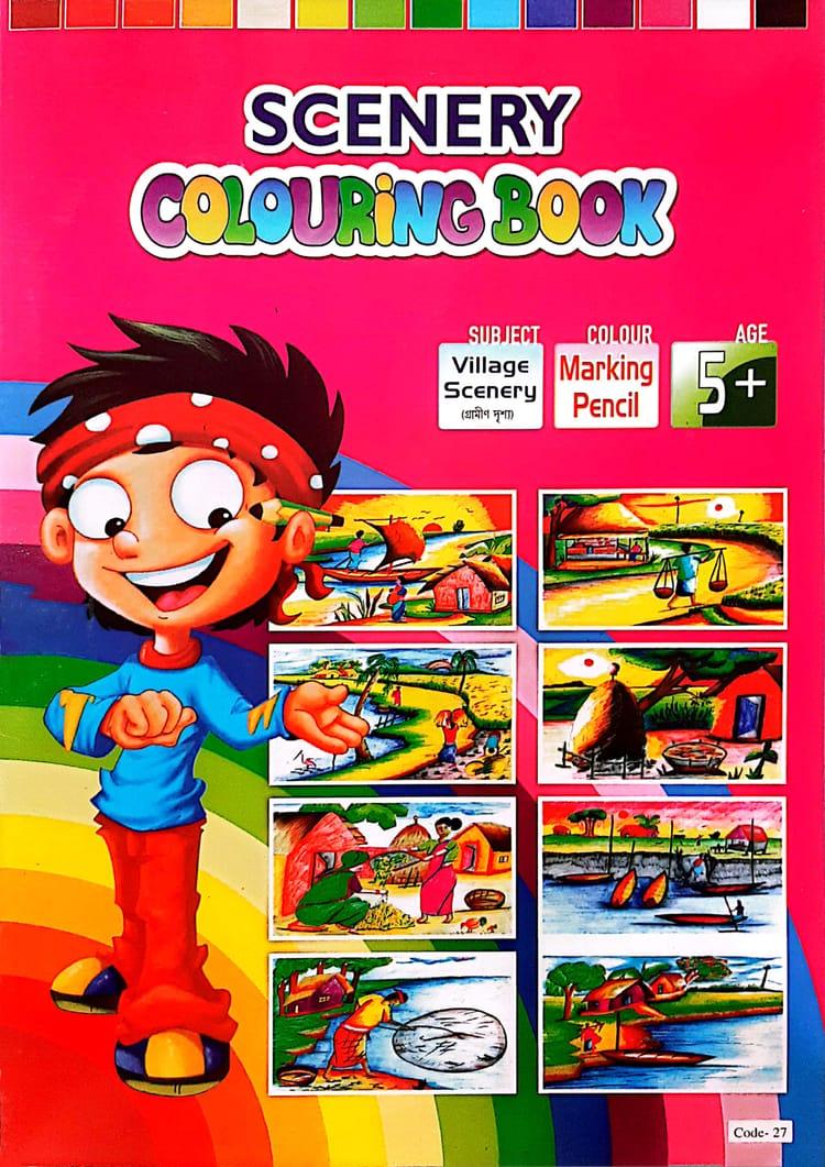 Scenery Colouring Book (Code-27)