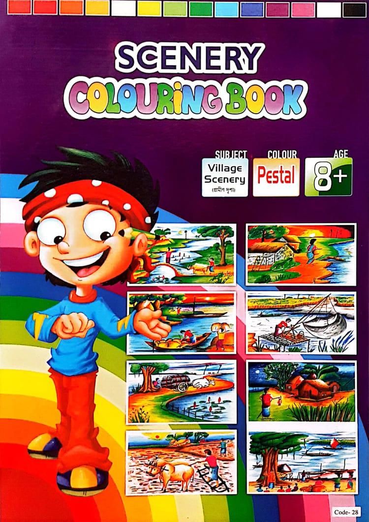 Scenery Colouring Book (Code-28)