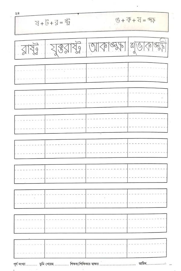 বইয়ের ভেতরের পাতা ১