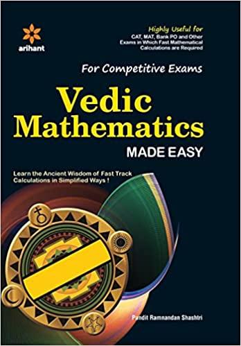 For Competitive Exams Vedic Mathematics MADE EASY